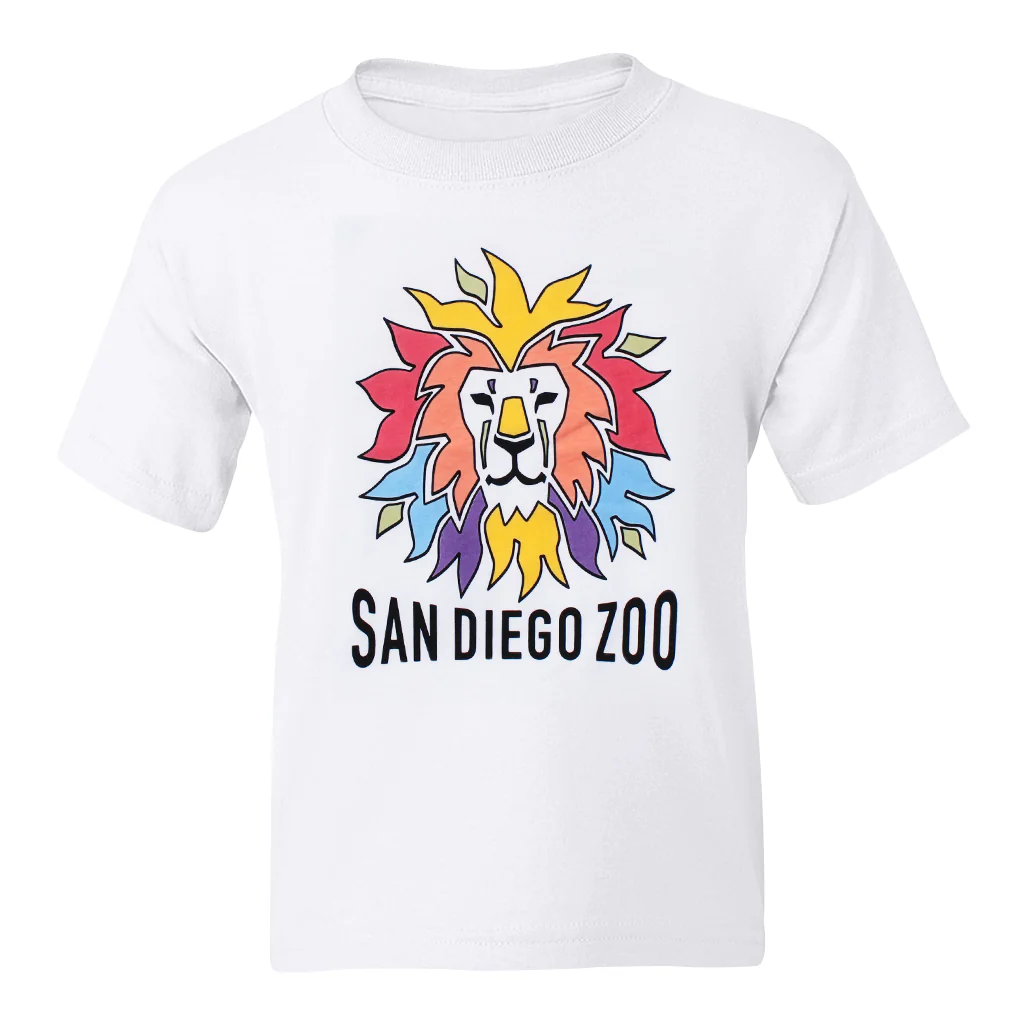 Colorful Lion Color-Changing Kids Eco Tee - Image 4