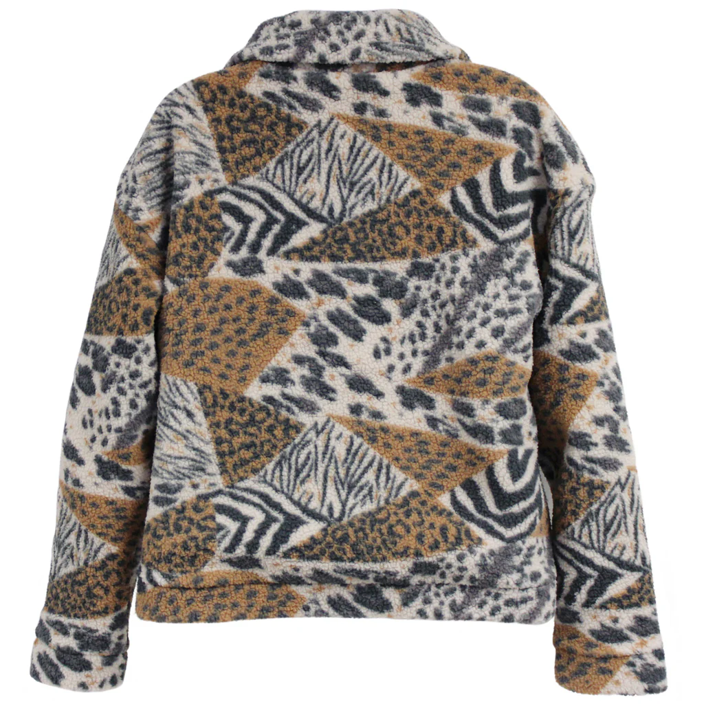 Kalahari Ladies Sherpa Fleece Jacket - Image 3